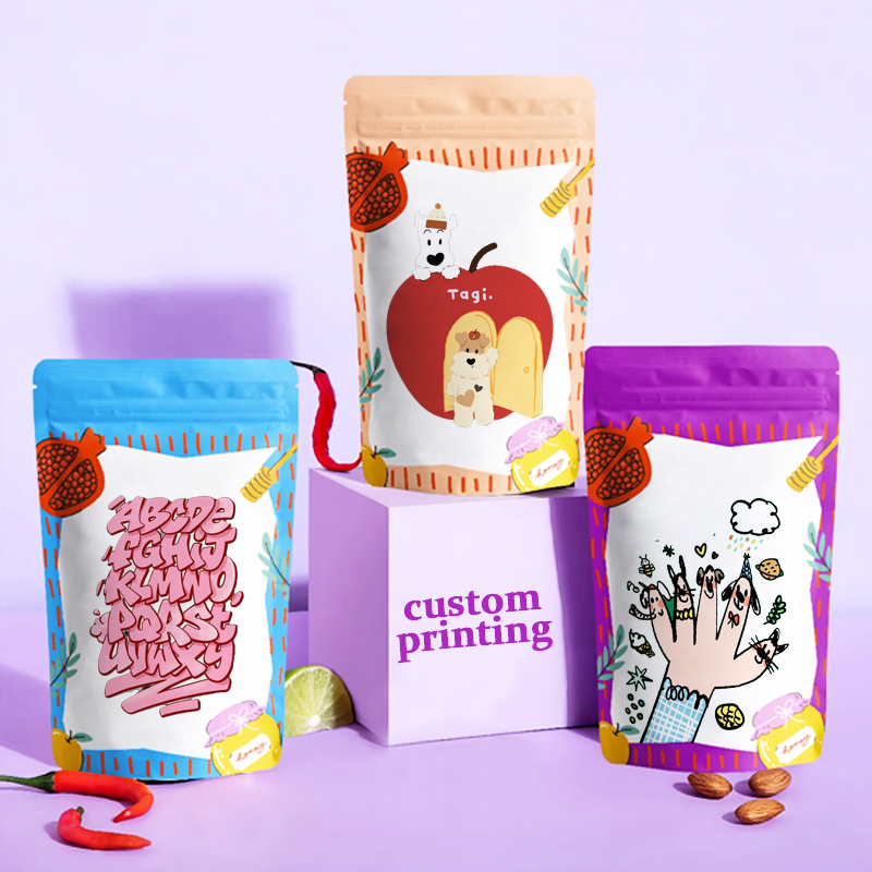 Food Lovers Snacks - Saco de folha de alumínio com