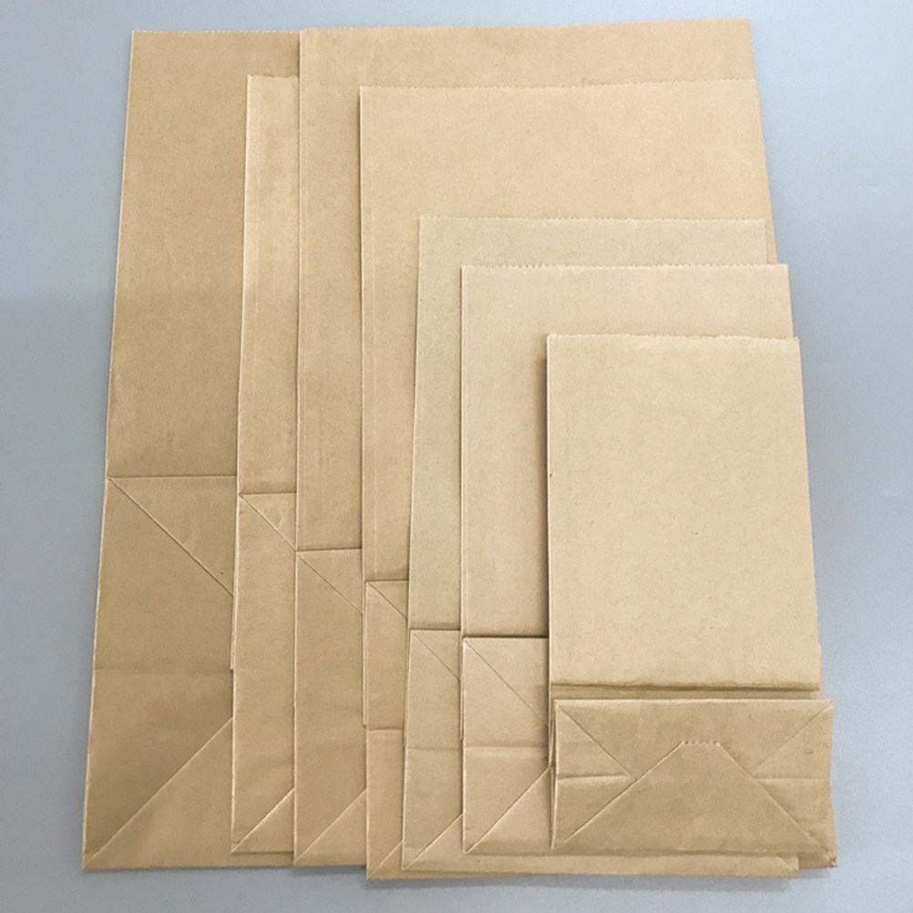 Snacks Food In Us - Sacos de Papel Kraft de Grau