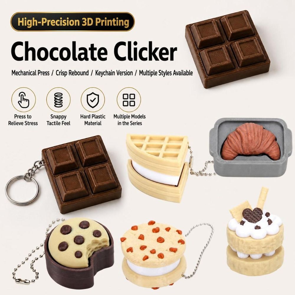Food Zinc - Clicker de Comida Realista em Plástico