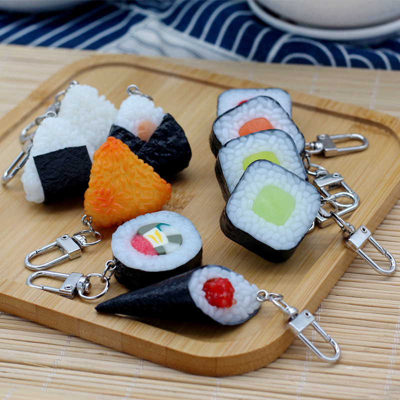 Food Zinc - Simulado pingente de comida pvc algas