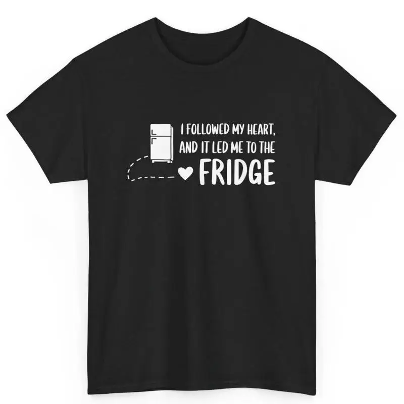 Food Lovers Snacks - Camiseta de algodão I Followed My