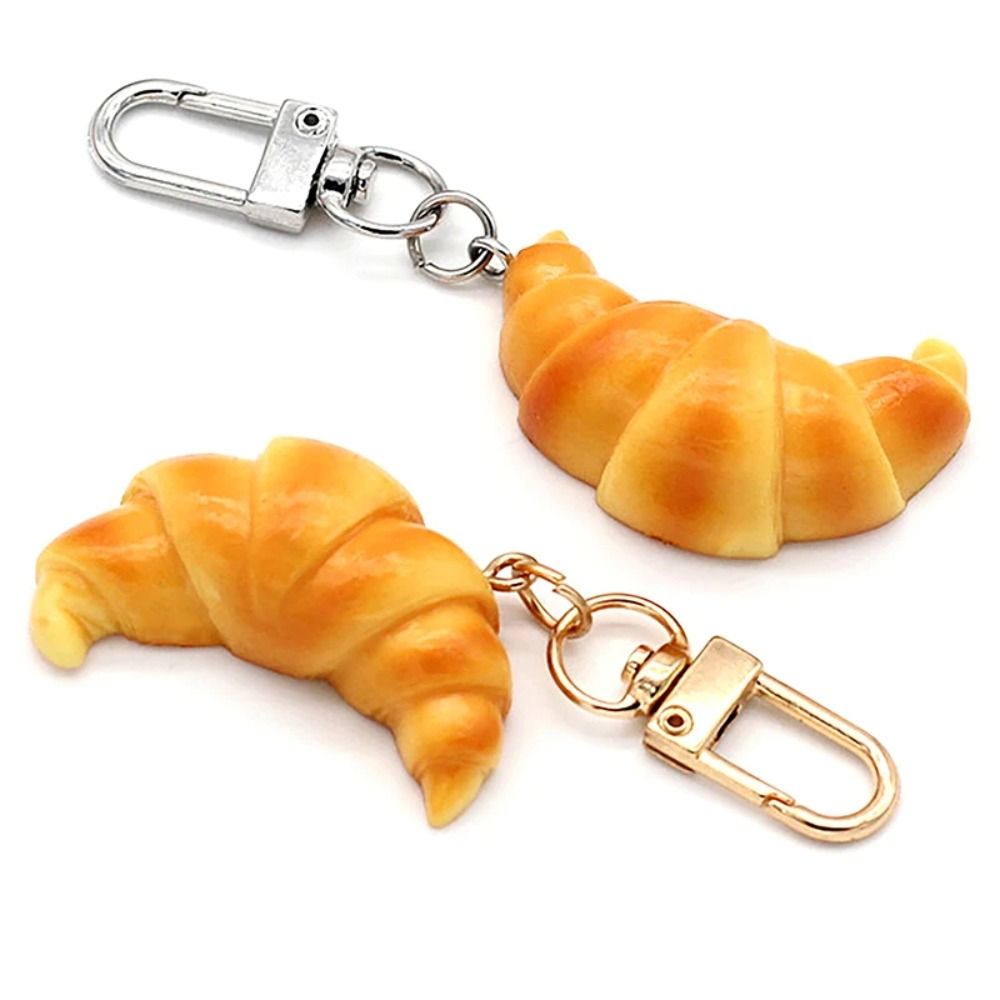Food Zinc - Engraçado croissant chaveiro crianças presentes dos