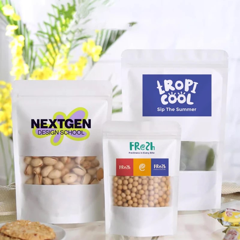 50 Sacos Ziplock Personalizado - Food Lovers Snacks avaliação e preço
