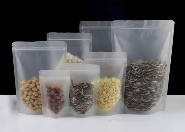 Sacos Ziplock Foscos Personali - Food Snacks Logos avaliação e preço