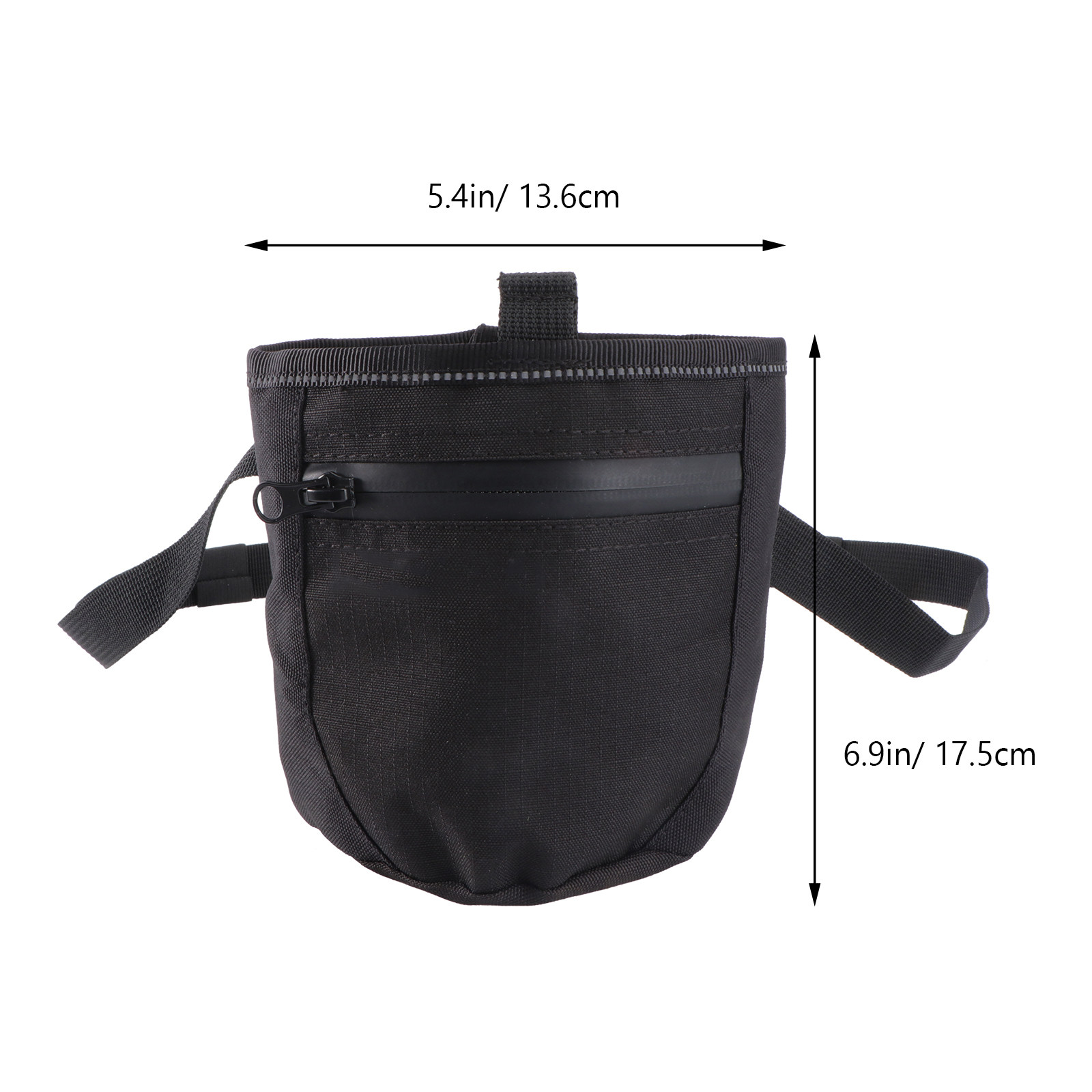 Bolsa de cintura preta para pe - Quick Food Snacks avaliação e preço