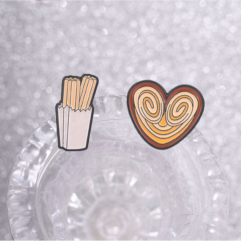 Pins Esmaltados de Comida Espa - Food Lovers Snacks avaliação e preço