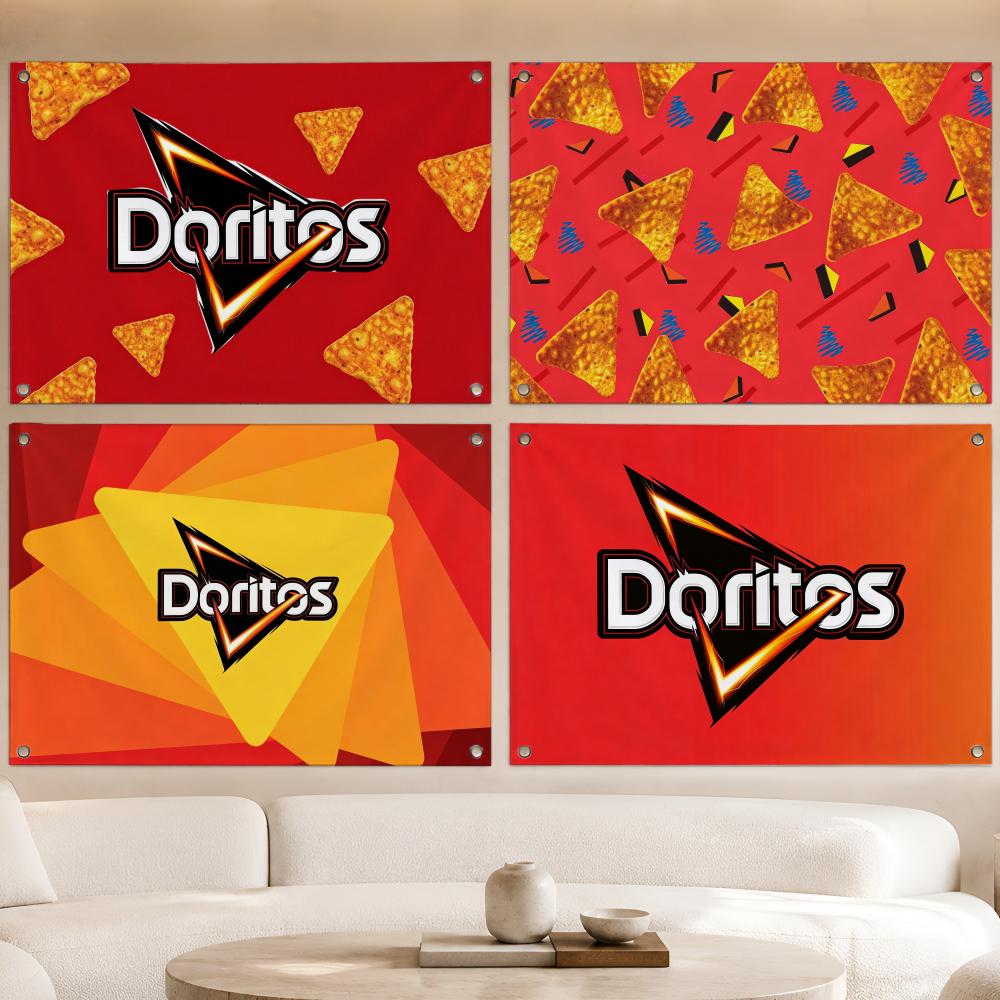 Barraca de Bandeiras Coloridas - Food Snacks Banner avaliação e preço