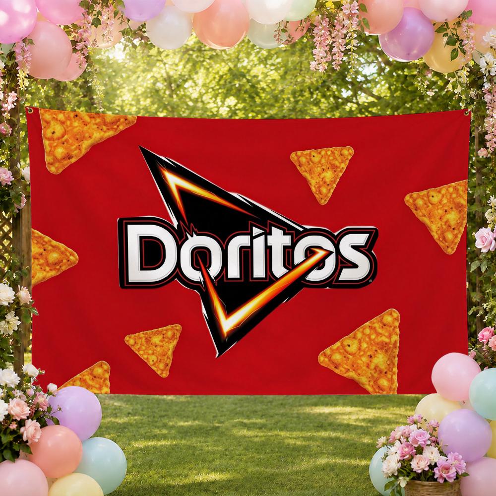 Barraca de Bandeiras Coloridas - Food Snacks Banner avaliação e preço