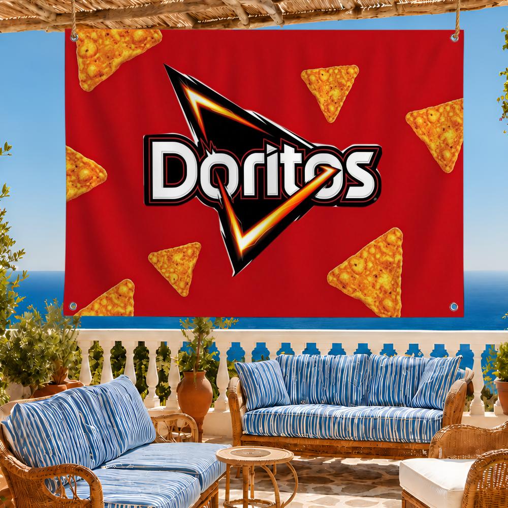 Barraca de Bandeiras Coloridas - Food Snacks Banner avaliação e preço