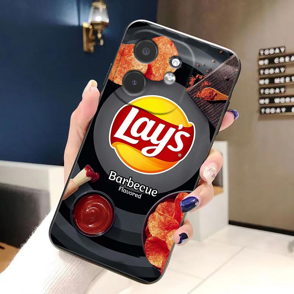 Capa de Celular Snack Food Pot - Food Snacks Logos avaliação e preço