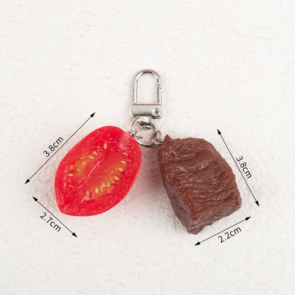 Chaveiro de comida simulada fr - Food Zinc avaliação e preço