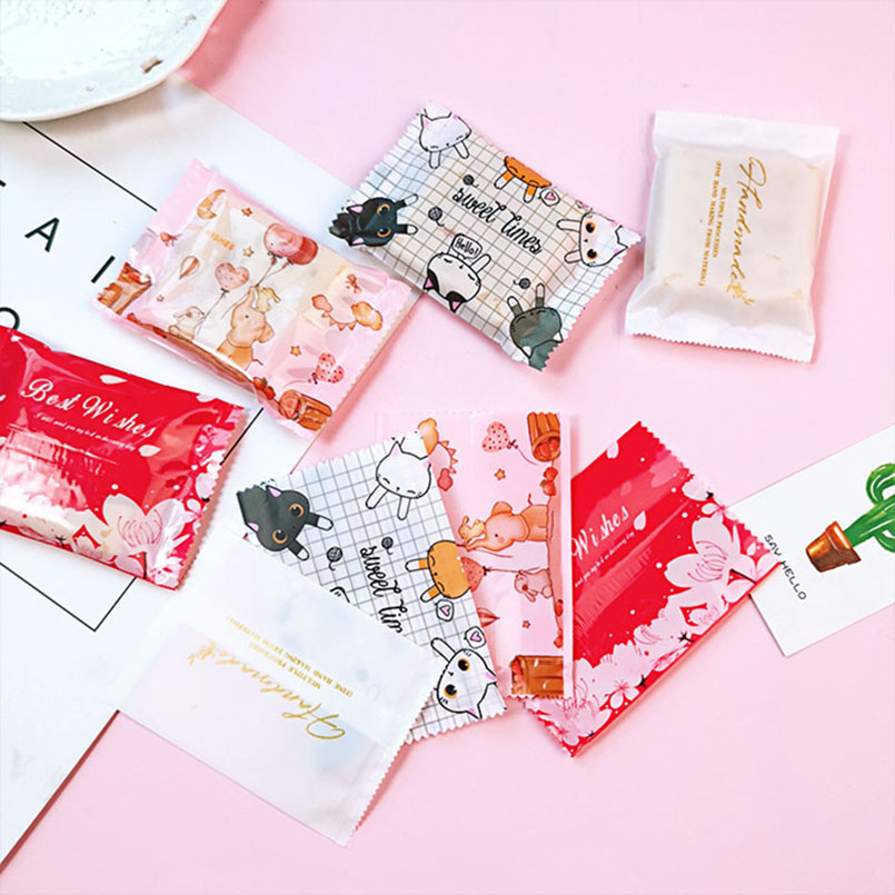 Sacos de plástico coloridos pa - Food Lovers Snacks avaliação e preço