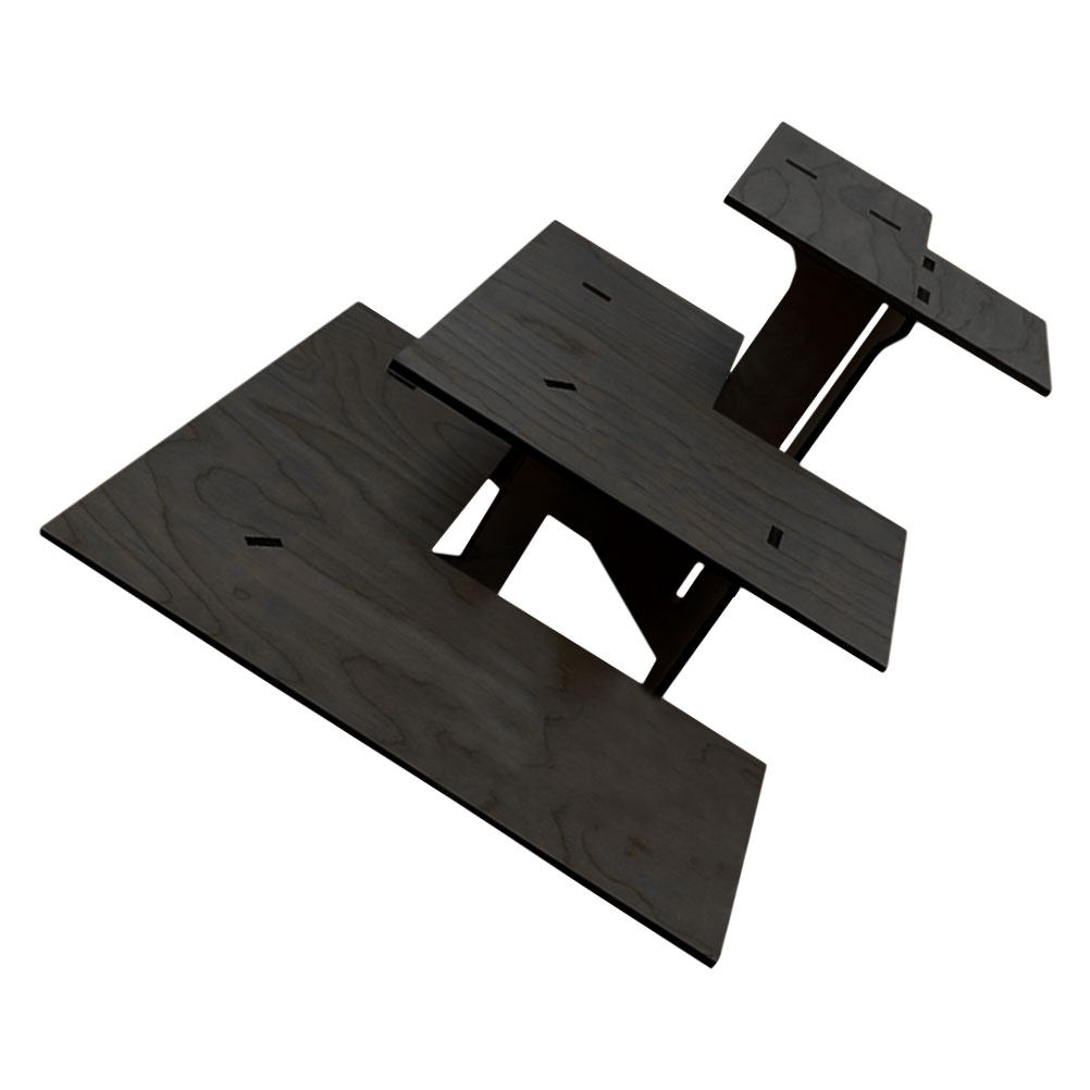 1 conjunto de suporte de canto - Food Snacks Corner avaliação e preço