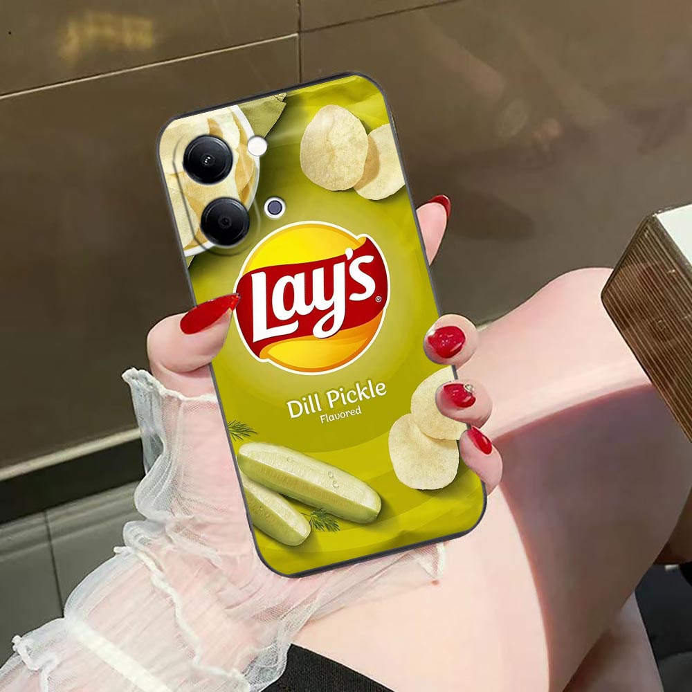 Capa de Telefone para VIVO Y40 - Food Snacks Logos avaliação e preço