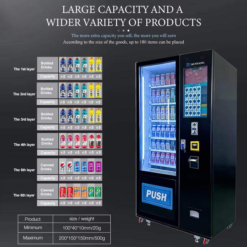 Máquinas de Venda Inteligentes - Food Snacks Logos avaliação e preço