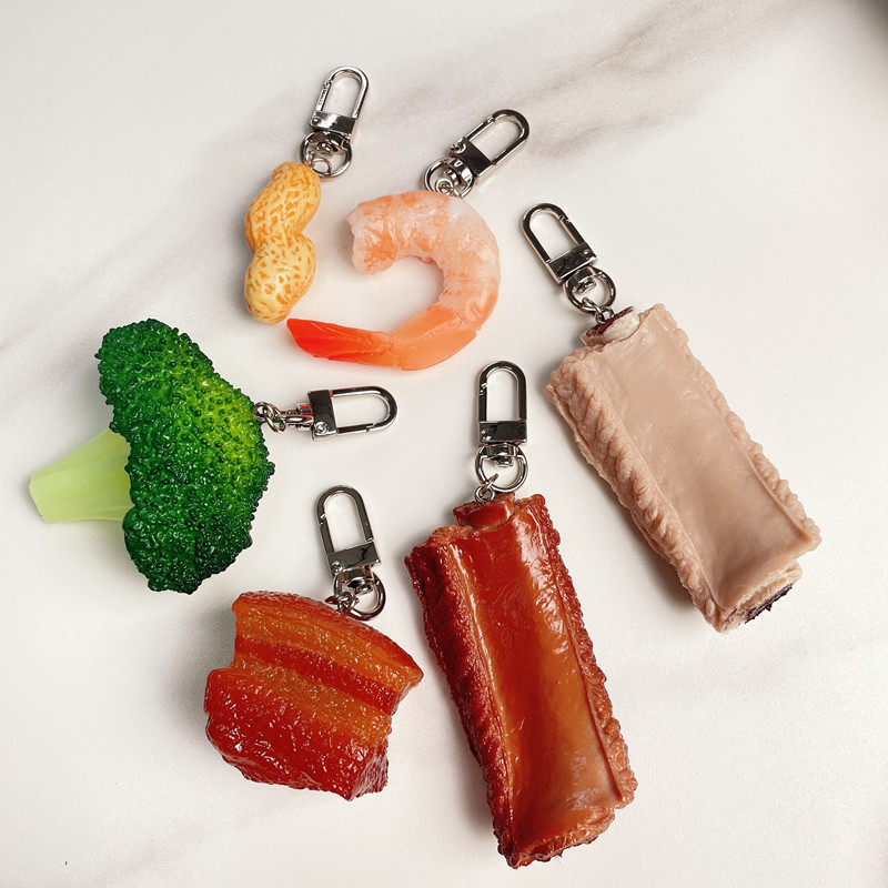 Simulação comida chaveiro de p - Food Zinc avaliação e preço